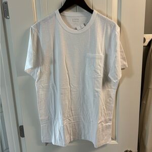 J Crew garment-dyed slub cotton crewneck T-shirt - Large